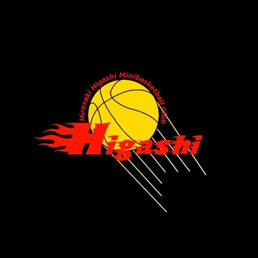 「Hirosaki Higashi Minibasketball Club」のロゴ作成