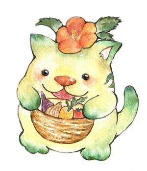 hinata_design (hinata_design)さんの特別養護老人ホーム　アグリ・ケアホーム　いこいの森　のキャラクター「いこにゃん」のデータ化への提案