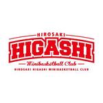 FOURTH GRAPHICS (kh14)さんの「Hirosaki Higashi Minibasketball Club」のロゴ作成への提案