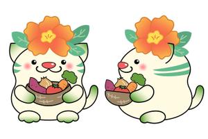 かがわ ころも ()さんの特別養護老人ホーム　アグリ・ケアホーム　いこいの森　のキャラクター「いこにゃん」のデータ化への提案