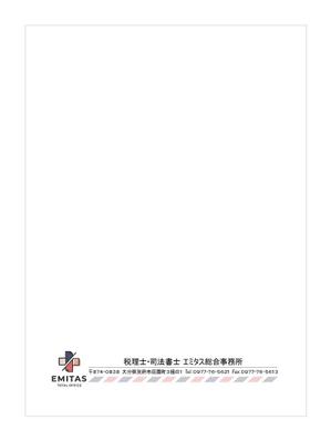 wman (wman)さんの税理士・司法書士事務所の封筒のデザイン（長３と角２）への提案