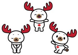 Gu333 ()さんのカナダをPRするゆるキャラ「かなたん」のデザインへの提案