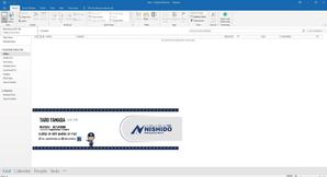 ビールラバー (beerloverr)さんの建設会社「株式会社　西九州道路」のかっこいいメール署名デザイン（Outlook）への提案