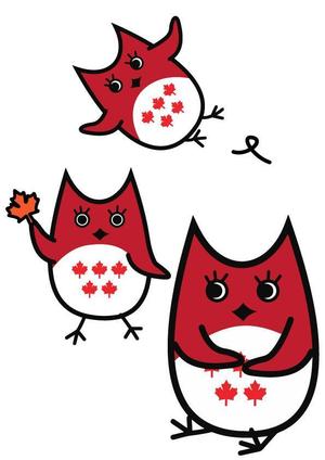 Gu333 ()さんのカナダをPRするゆるキャラ「かなたん」のデザインへの提案