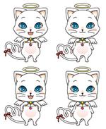 (有)イムズクリエイト制作 maru (mm_maru)さんのYoutubeチャンネルのイメージキャラクター作成の依頼【継続案件】ネコ天使（全身絵）への提案