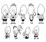まるぽち (maru_maru1311)さんの米坊主のキャラクター『米坊主くん』のイラスト作成への提案
