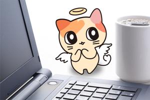 ALL DESIGN FACTORY  (all_2020)さんのYoutubeチャンネルのイメージキャラクター作成の依頼【継続案件】ネコ天使（全身絵）への提案