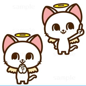 THE_watanabakery (the_watanabakery)さんのYoutubeチャンネルのイメージキャラクター作成の依頼【継続案件】ネコ天使（全身絵）への提案