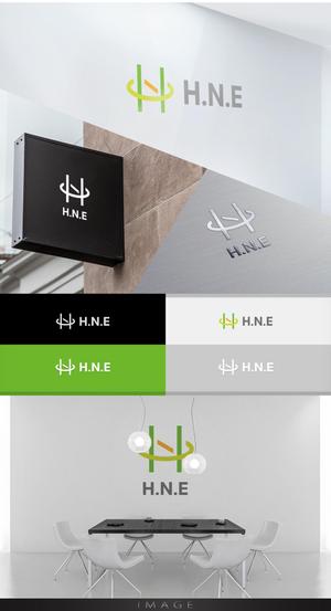 Cobalt Blue (Cobalt_B1ue)さんの『株式会社H.N.E(株式会社ヒューマンネットワークエンジニアリング)』の会社ロゴへの提案