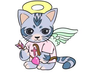 サカヤン (sakayan1151)さんのYoutubeチャンネルのイメージキャラクター作成の依頼【継続案件】ネコ天使（全身絵）への提案