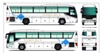 Nanatsu-sora (nanatsu-sora)さんの観光バスのカラーデザインへの提案