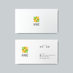 fukumoto (fukumoto0224)さんの『株式会社H.N.E(株式会社ヒューマンネットワークエンジニアリング)』の会社ロゴへの提案