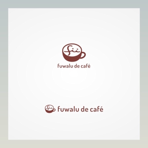 Yolozu (Yolozu)さんの映えるカフェ「fuwalu de café」のロゴへの提案