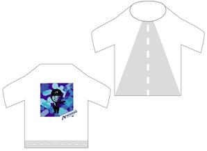 橙　ころも (daidaikoromo)さんの建設会社「株式会社西九州道路」のおしゃれなTシャツデザインへの提案