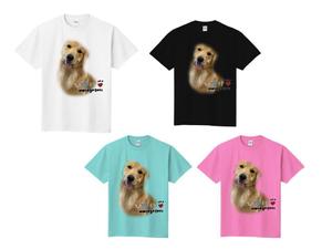 デザイナーズバーチャルハウス　ギャザーズ (tann3511)さんのゴールデンレトリバーのTシャツデザインへの提案