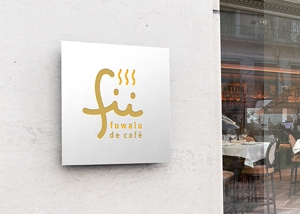 s m d s (smds)さんの映えるカフェ「fuwalu de café」のロゴへの提案