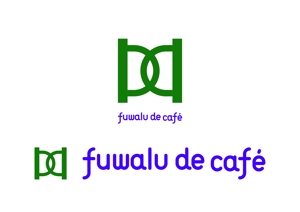 熊本☆洋一 (kumakihiroshi)さんの映えるカフェ「fuwalu de café」のロゴへの提案