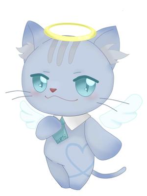 satou. (good0204)さんのYoutubeチャンネルのイメージキャラクター作成の依頼【継続案件】ネコ天使（全身絵）への提案