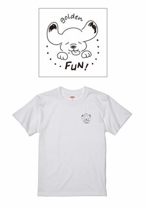 miya_design (miyayim)さんのゴールデンレトリバーのTシャツデザインへの提案