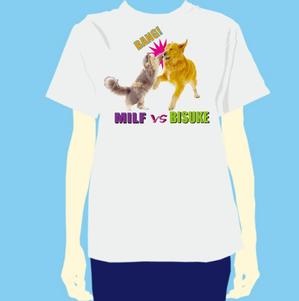 奈由多 (nayuta-k)さんのゴールデンレトリバーのTシャツデザインへの提案