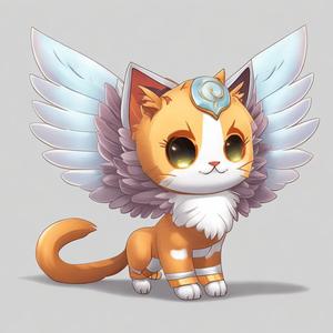 澤村圭太 (kuroutoitti)さんのYoutubeチャンネルのイメージキャラクター作成の依頼【継続案件】ネコ天使（全身絵）への提案