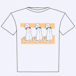 宗野 陽子 (sounoyouko)さんのゴールデンレトリバーのTシャツデザインへの提案