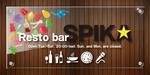 ART BOB (BOB-Workshop)さんのResto bar    SPIKA(スピカ)の看板デザインへの提案