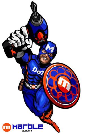 mamikaru (mamikaru)さんのリフォーム会社のアメコミ似顔絵風キャラクター作成への提案