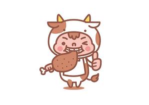 栗山　薫 (kuri_pulsar)さんの焼肉のオンラインショップ「やまなか家」のイメージキャラクター制作への提案