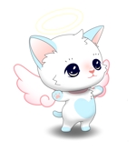 八木 あさ (hirore)さんのYoutubeチャンネルのイメージキャラクター作成の依頼【継続案件】ネコ天使（全身絵）への提案