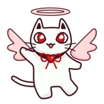 deepqueenさんのYoutubeチャンネルのイメージキャラクター作成の依頼【継続案件】ネコ天使（全身絵）への提案