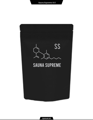queuecat (queuecat)さんのサウナ専用CBD・パッケージ「SS　Sauna Supreme」の文字ロゴへの提案