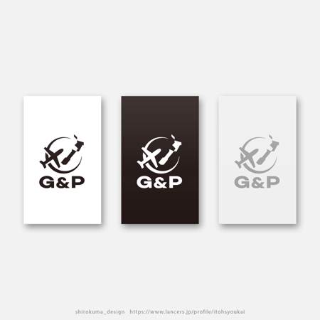 shirokuma_design (itohsyoukai)さんのニュージーランド専門留学エージェント、G & Pのロゴへの提案