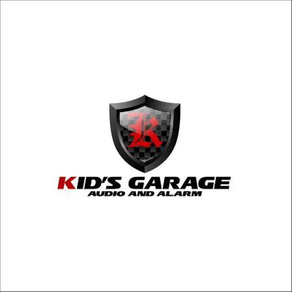 「KID'S GARAGE」のロゴ作成