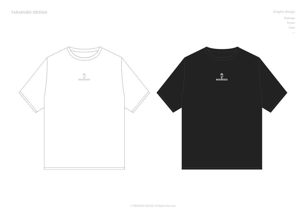 建設会社「株式会社西九州道路」のおしゃれなTシャツデザイン