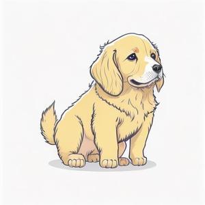 オレゴニアン (noppy)さんのゴールデンレトリバーのTシャツデザインへの提案