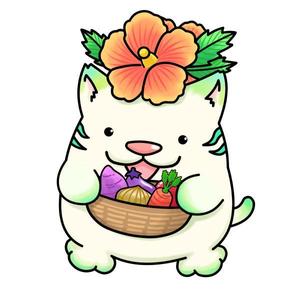 イラスト制作　千之鳥 ()さんの特別養護老人ホーム　アグリ・ケアホーム　いこいの森　のキャラクター「いこにゃん」のデータ化への提案