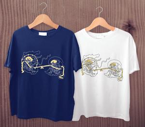 Miyagino (Miyagino)さんの運動会のアパレル「風神雷神が綱引きをしている」Tシャツデザインへの提案