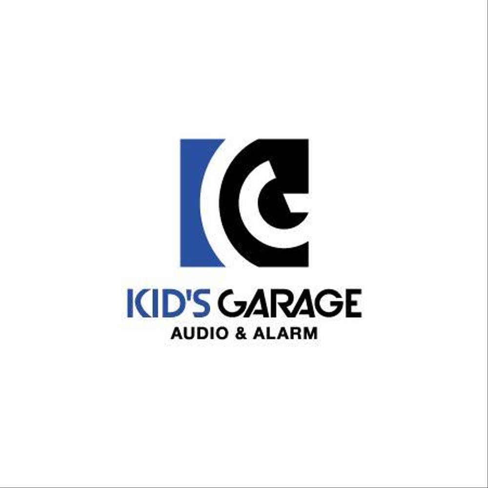 「KID'S GARAGE」のロゴ作成