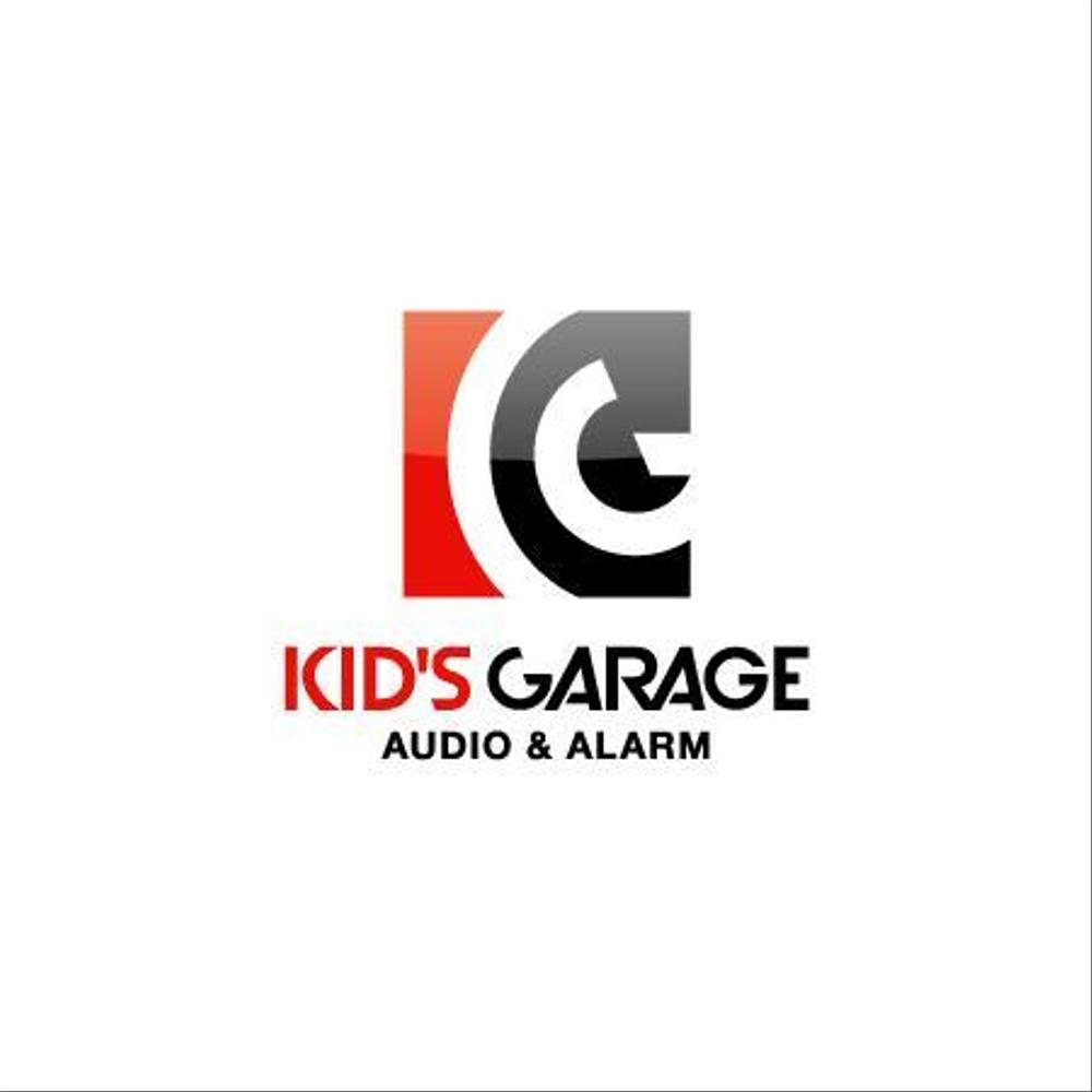 「KID'S GARAGE」のロゴ作成