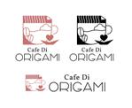 aotake, (ohana_tsumugi)さんのカフェ　「Cafe Di ORIGAMI」のロゴ作成への提案