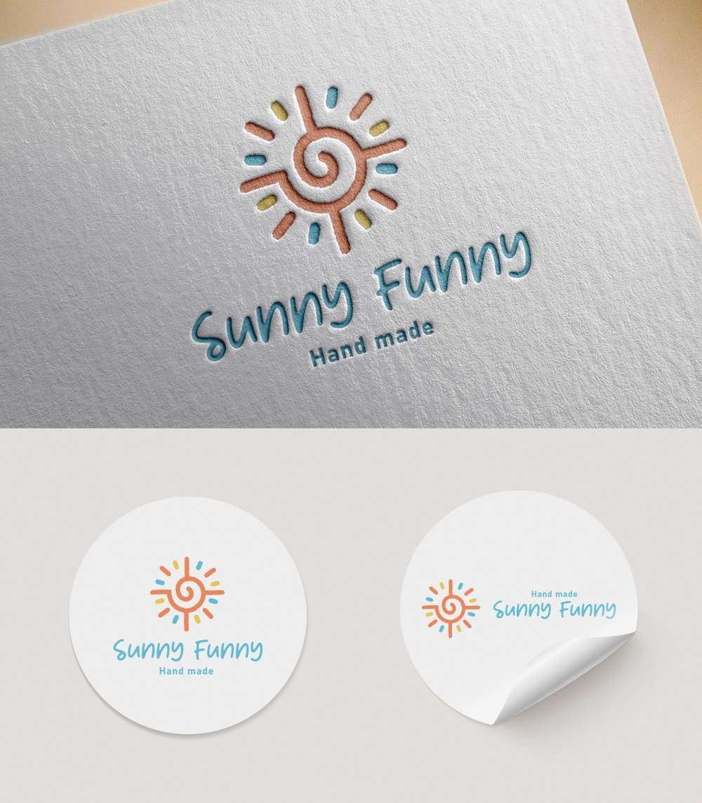 ハンドメイドアクセサリーセレクトショップ【Sunny Funny】のロゴ