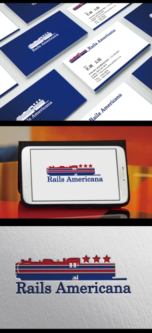  chopin（ショパン） (chopin1810liszt)さんの米国鉄道模型ジオラマコンテンツ「Rails Americana」ロゴ制作への提案