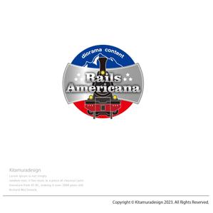 customxxx5656 (customxxx5656)さんの米国鉄道模型ジオラマコンテンツ「Rails Americana」ロゴ制作への提案