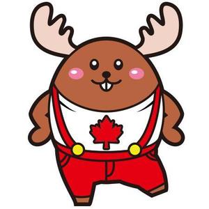 ヤマさん (mondel)さんのカナダをPRするゆるキャラ「かなたん」のデザインへの提案