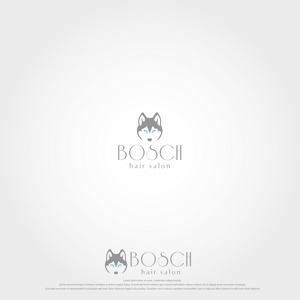 ORI-GIN (ORI-GIN)さんの高級トリミングサロン「BOSCH」のロゴへの提案