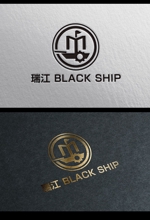  chopin（ショパン） (chopin1810liszt)さんのミニバスチーム「瑞江 BLACK SHIP」のロゴへの提案