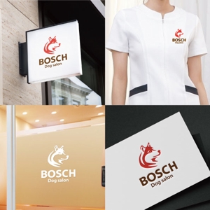 ninaiya (ninaiya)さんの高級トリミングサロン「BOSCH」のロゴへの提案