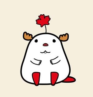 oshobo-Chako (oshobo)さんのカナダをPRするゆるキャラ「かなたん」のデザインへの提案