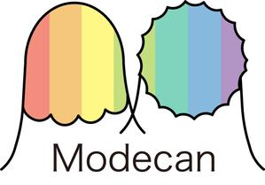 hats (hats)さんの「美容師とカットモデルのマッチング Modecan」のロゴ作成 - 【選定確約】への提案